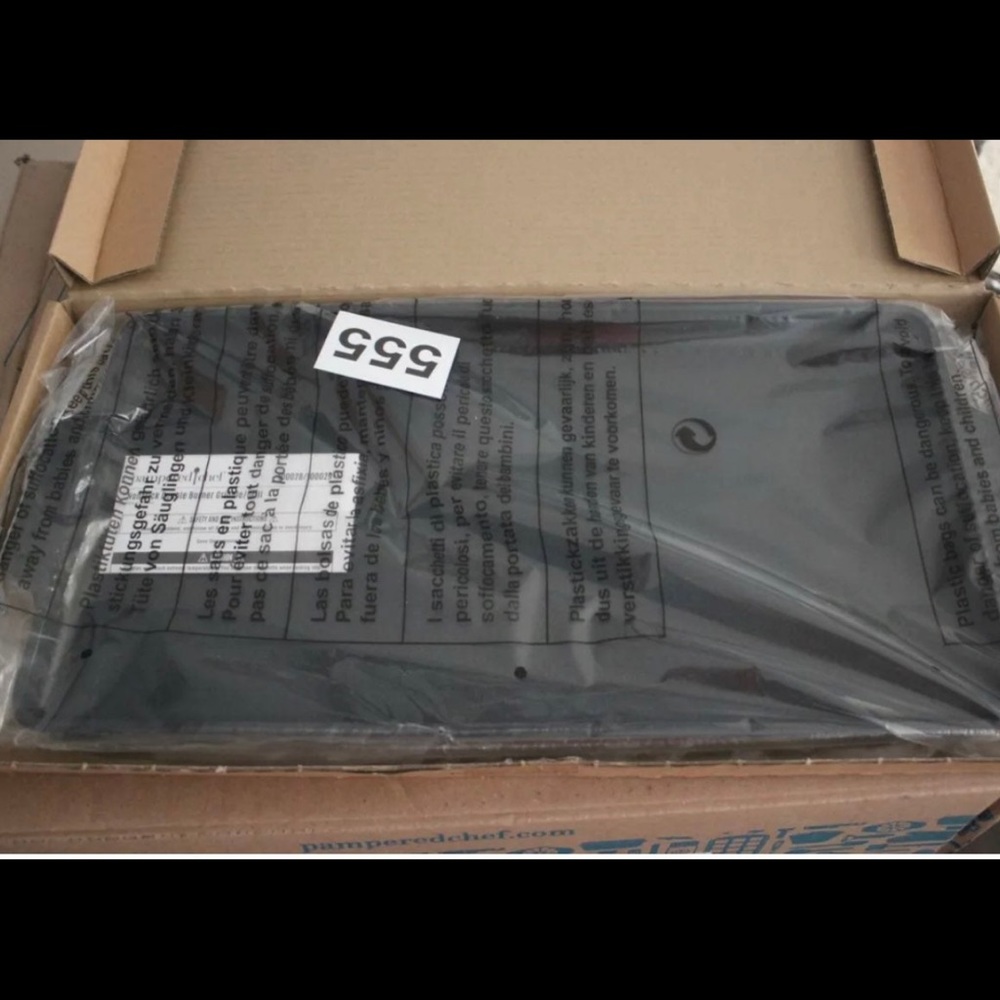 COPY - Pampered Chef nonstick double burner griddle. Retired item, #100029